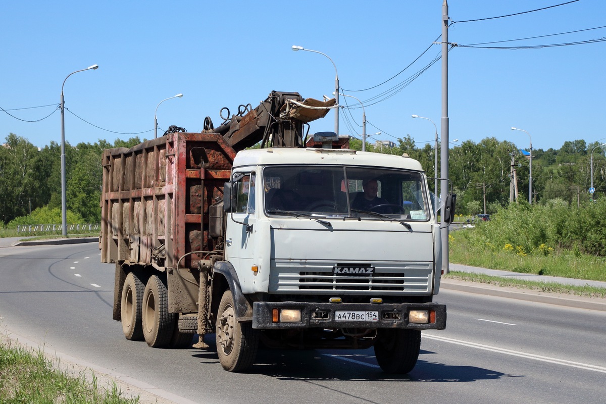 Новосибирская область, № А 478 ВС 154 — КамАЗ-53229-02 [53229C]