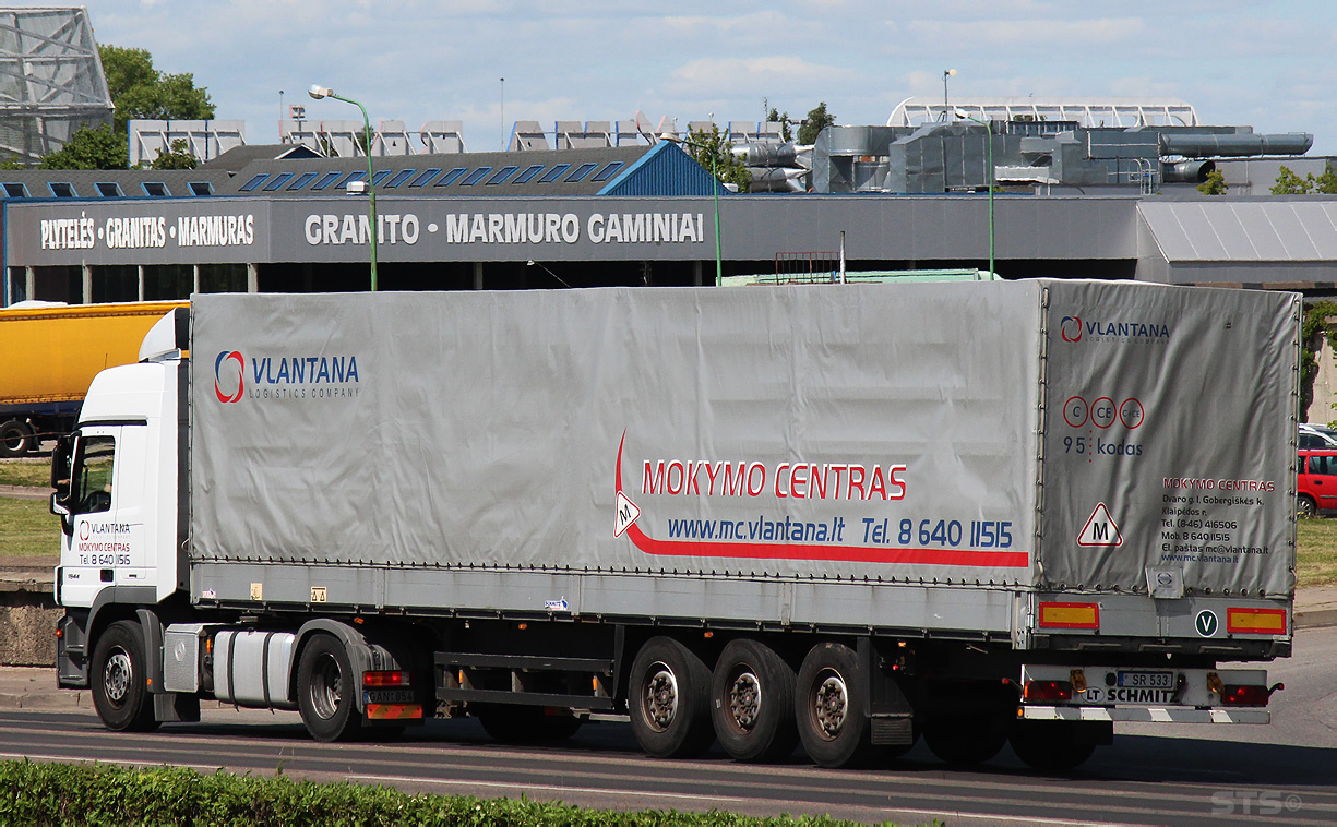 Литва, № GAN 854 — Mercedes-Benz Actros ('2009) 1844