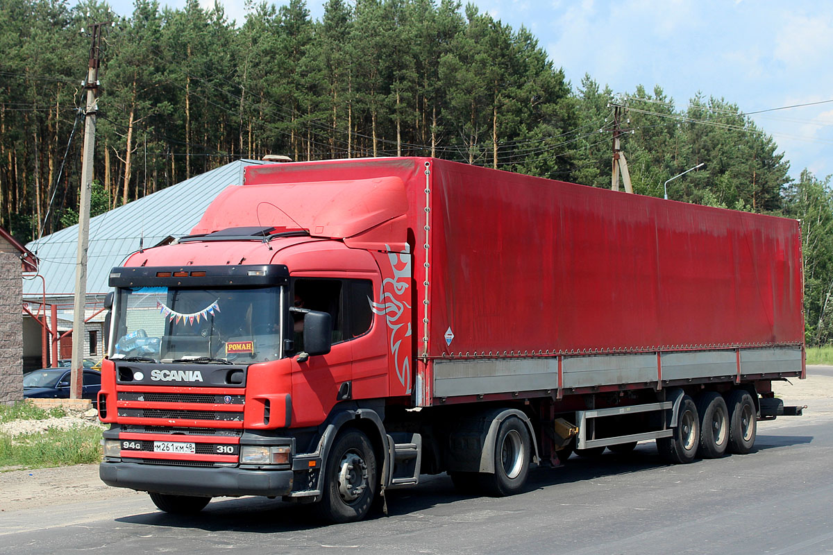 Липецкая область, № М 261 КМ 48 — Scania ('1996) P94G