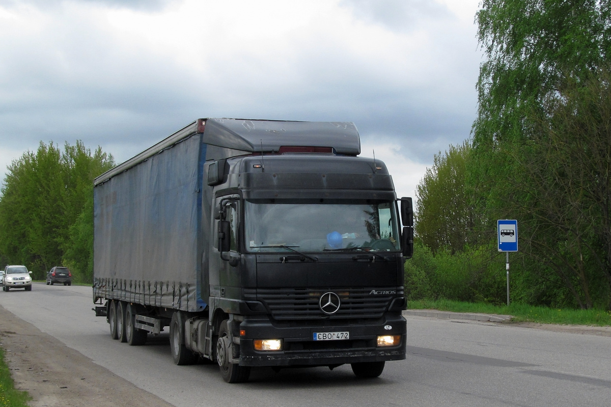 Литва, № CBO 472 — Mercedes-Benz Actros ('1997) 1840