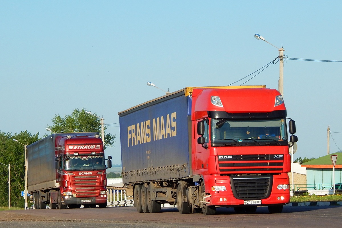 Ростовская область, № Р 213 ТЕ 161 — DAF XF105 FT