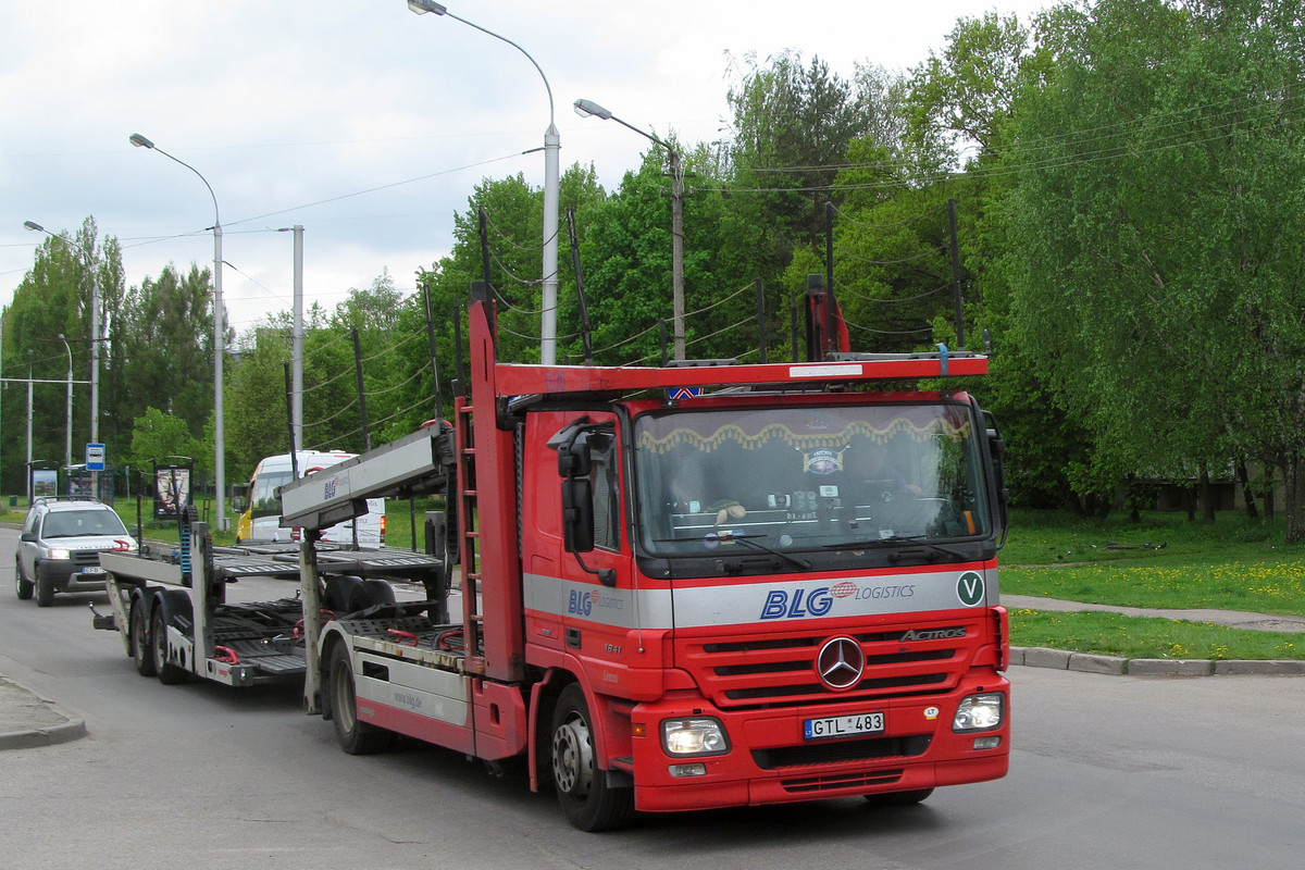 Литва, № GTL 483 — Mercedes-Benz Actros ('2003) 1841