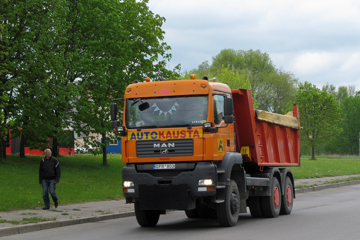 Литва, № GFR 802 — MAN TGA (общая модель)