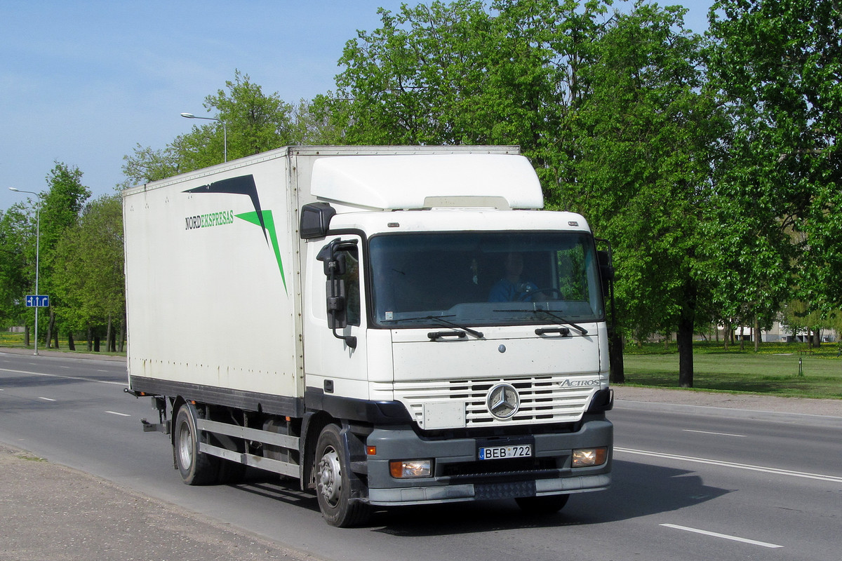 Литва, № BEB 722 — Mercedes-Benz Actros ('1997) 1835