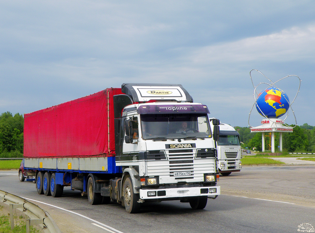 Московская область, № А 875 ЕХ 750 — Scania (II) (общая модель)