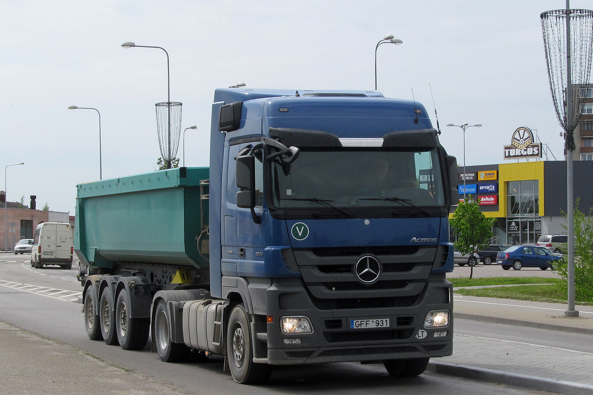 Литва, № GFF 931 — Mercedes-Benz Actros ('2009) 1844