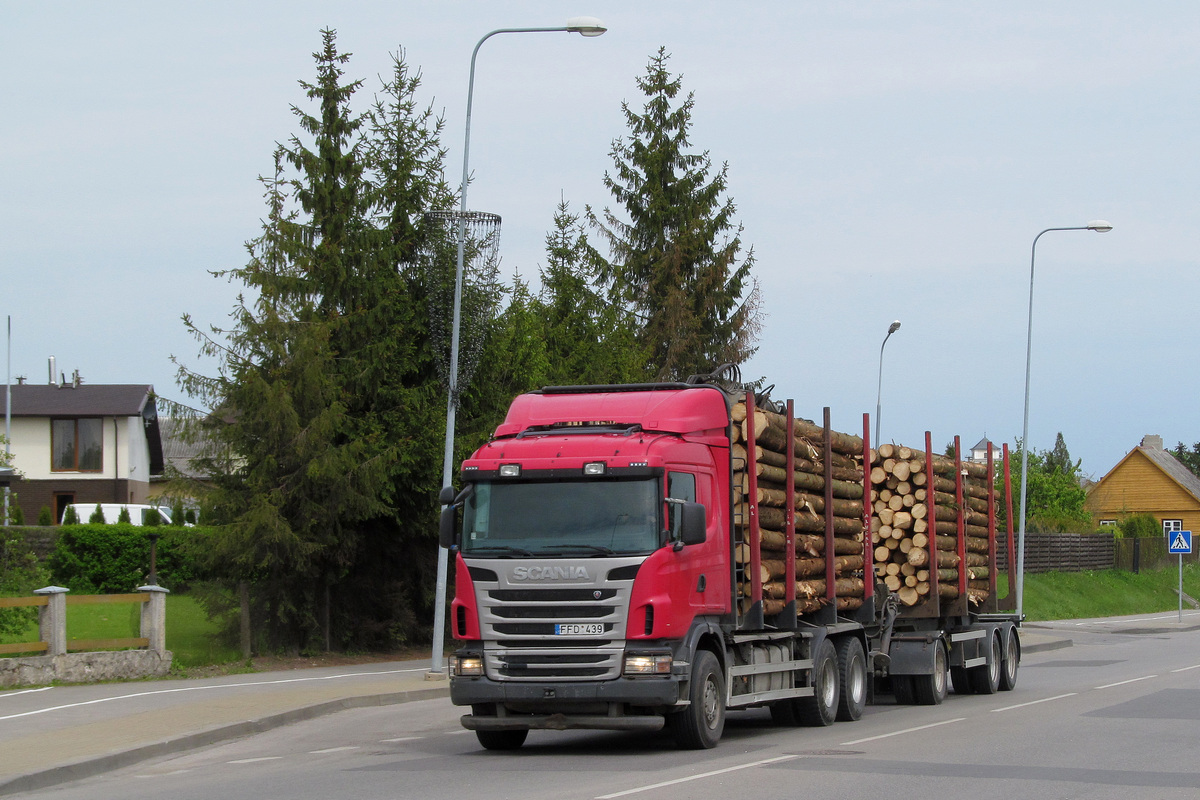 Литва, № FFD 439 — Scania ('2009, общая модель)