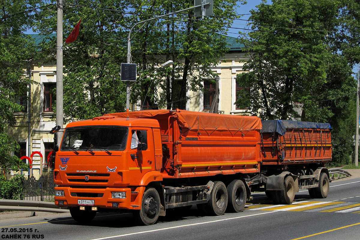 Ярославская область, № К 311 УН 76 — КамАЗ-65115 (общая модель)