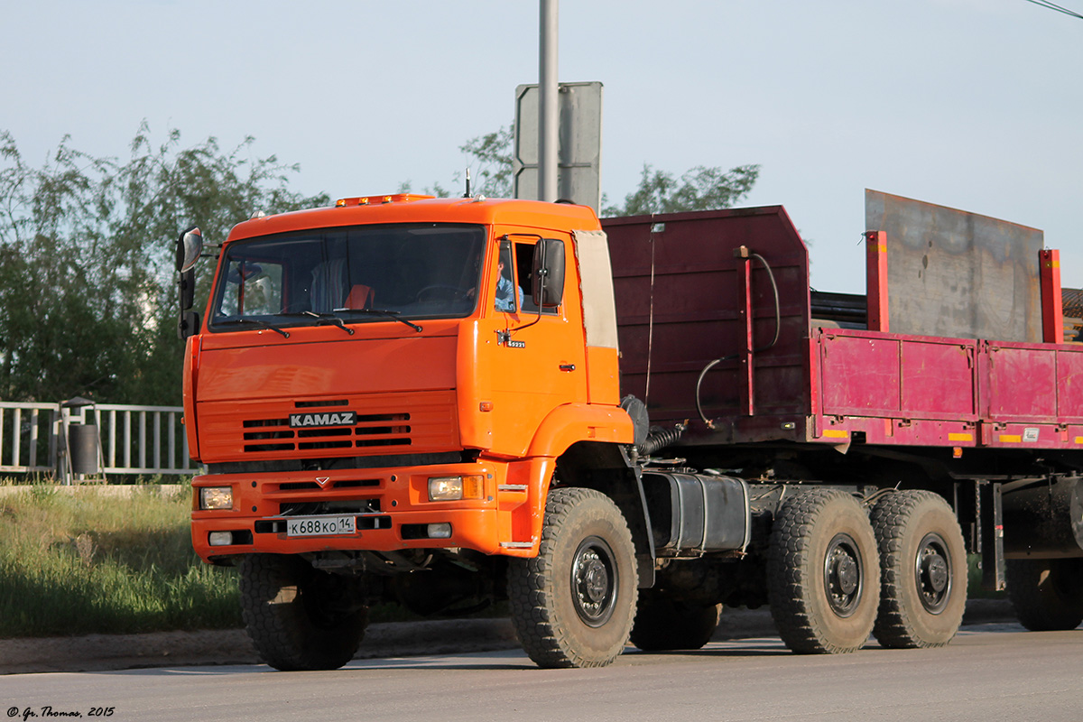 Саха (Якутия), № К 688 КО 14 — КамАЗ-65221 [652210]