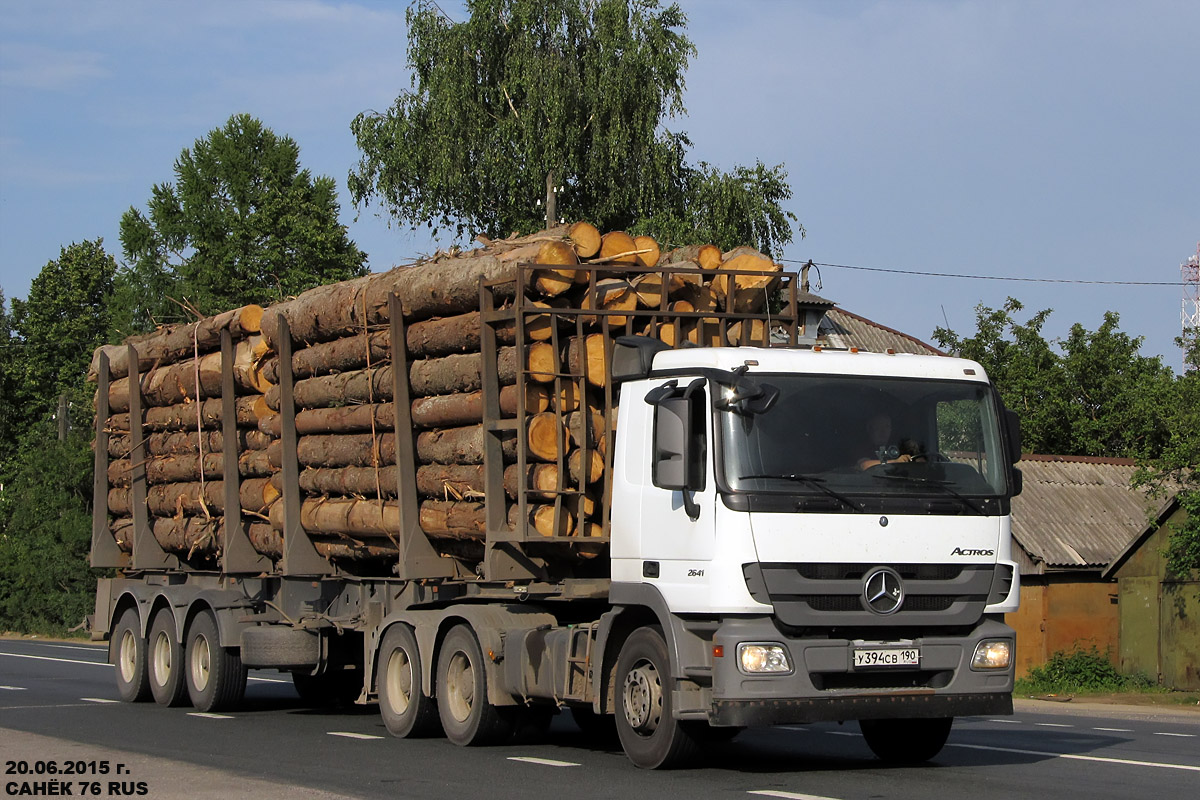 Московская область, № У 394 СВ 190 — Mercedes-Benz Actros '09 2641 [Z9M]