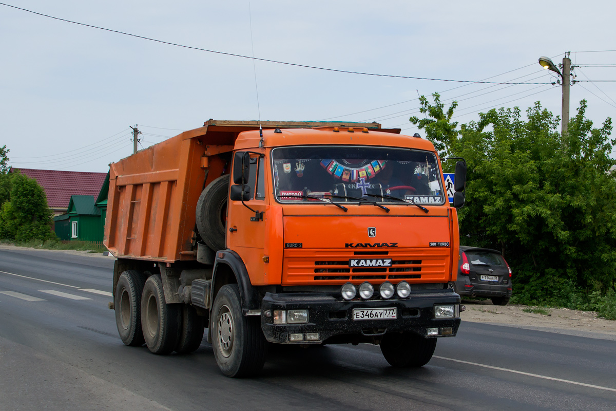 Москва, № Е 346 АУ 777 — КамАЗ-65115 [651150]