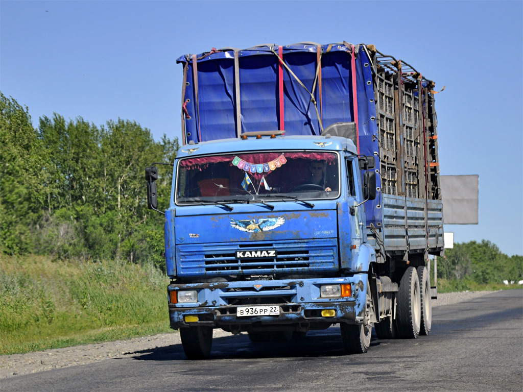 Алтайский край, № В 936 РР 22 — КамАЗ-65117-62 Алтайский край, № В 936 РР 22 — КамАЗ-65117-62