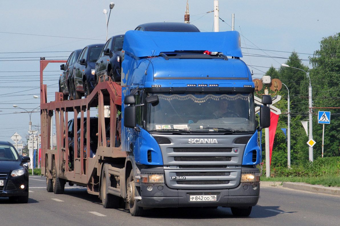 Удмуртия, № Р 842 ОО 18 — Scania ('2004) P340