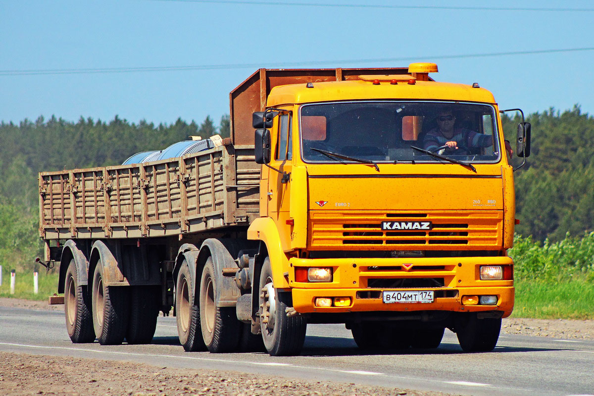 Челябинская область, № В 404 МТ 174 — КамАЗ-65116 [651160]