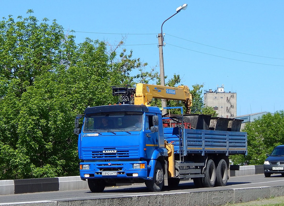 Белгородская область, № Н 892 НМ 31 — КамАЗ-65117-62