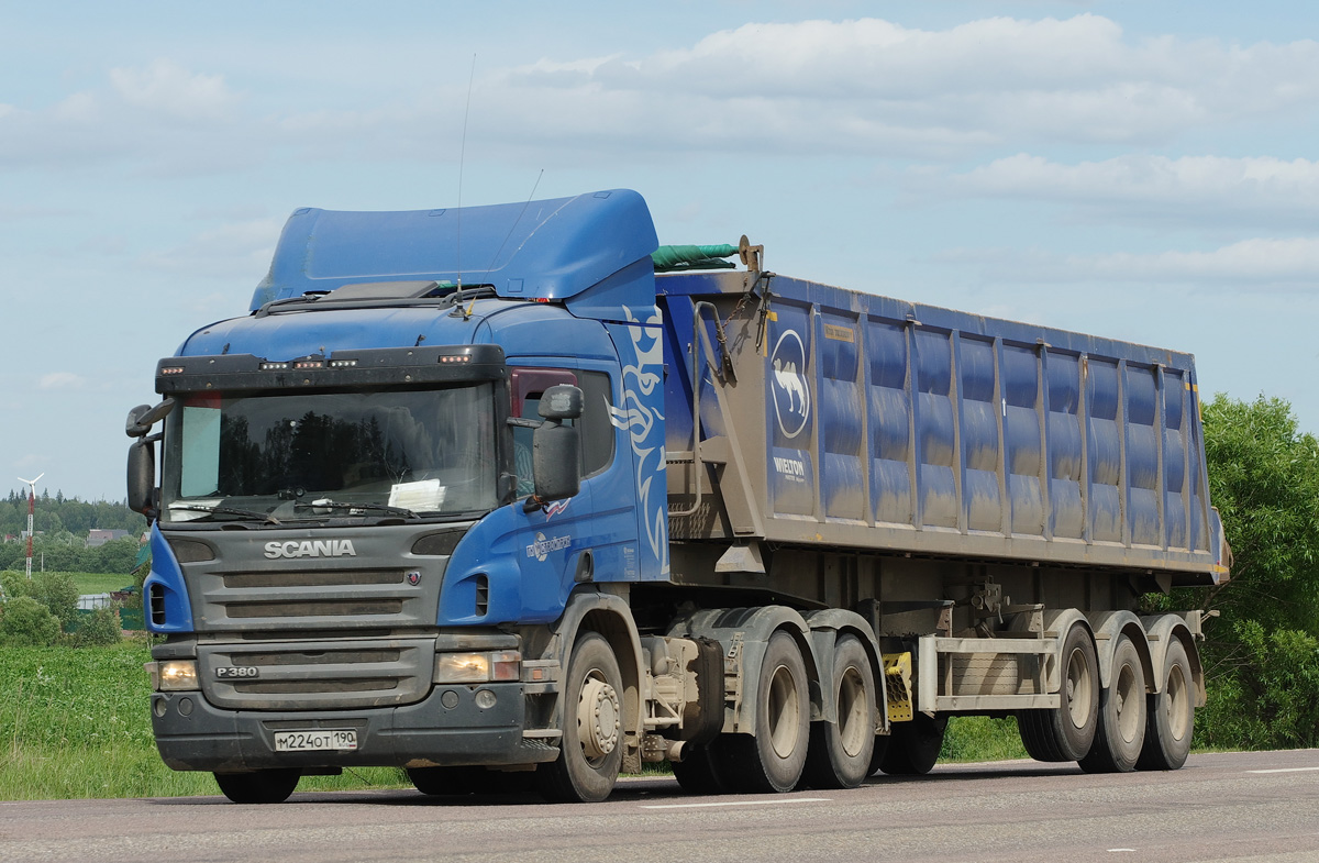 Московская область, № М 224 ОТ 190 — Scania ('2004) P380