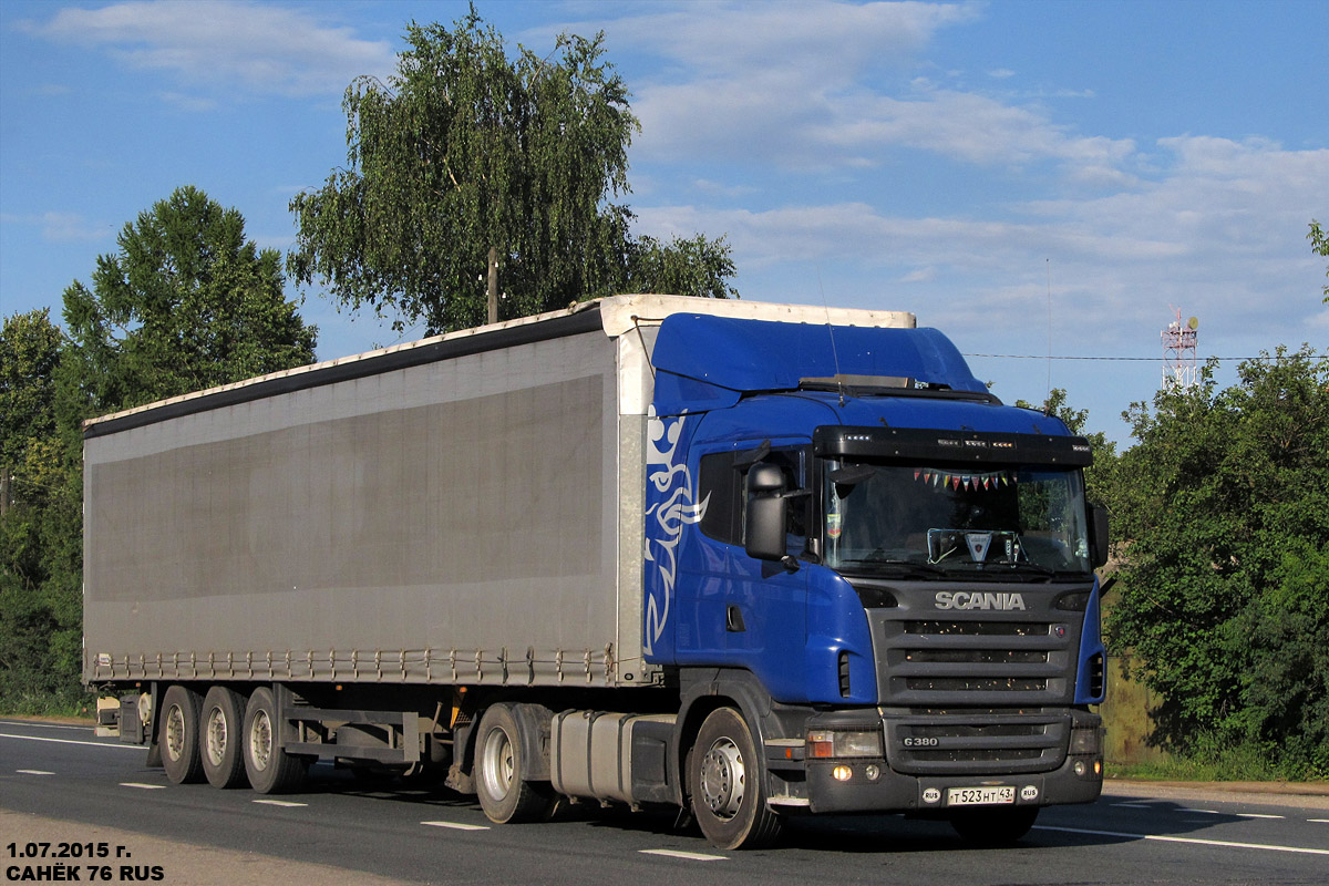 Кировская область, № Т 523 НТ 43 — Scania ('2004) G380