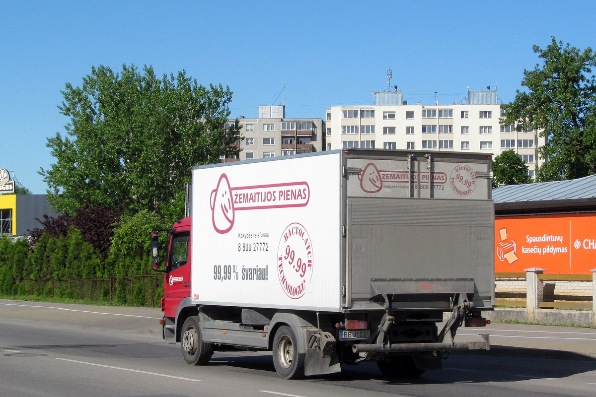 Литва, № BBJ 031 — Mercedes-Benz Atego 1218