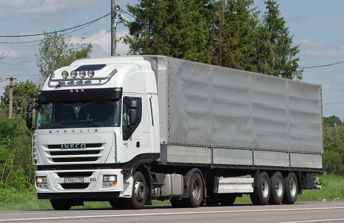 Московская область, № Р 760 СР 190 — IVECO Stralis ('2007) 450