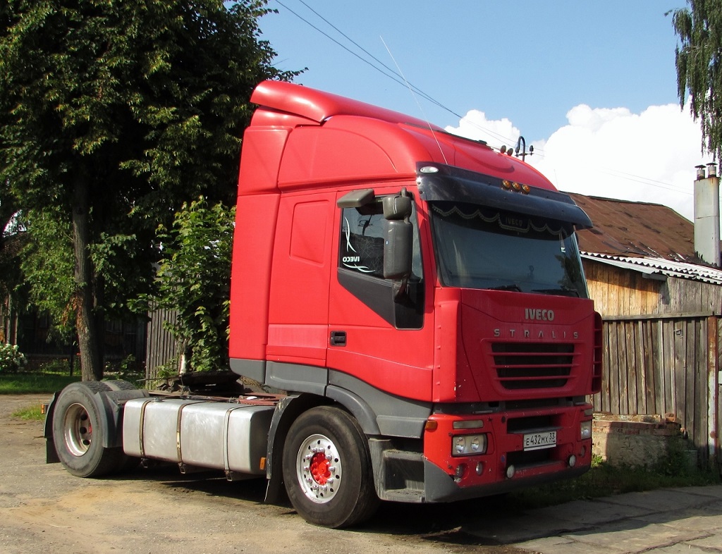 Владимирская область, № Е 432 МХ 33 — IVECO Stralis ('2002)