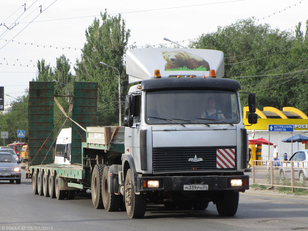 Волгоградская область, № М 339 РН 34 — МАЗ-64229