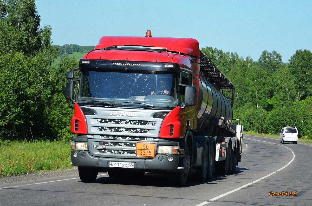 Кемеровская область, № К 411 ХХ 42 — Scania ('2004) P340