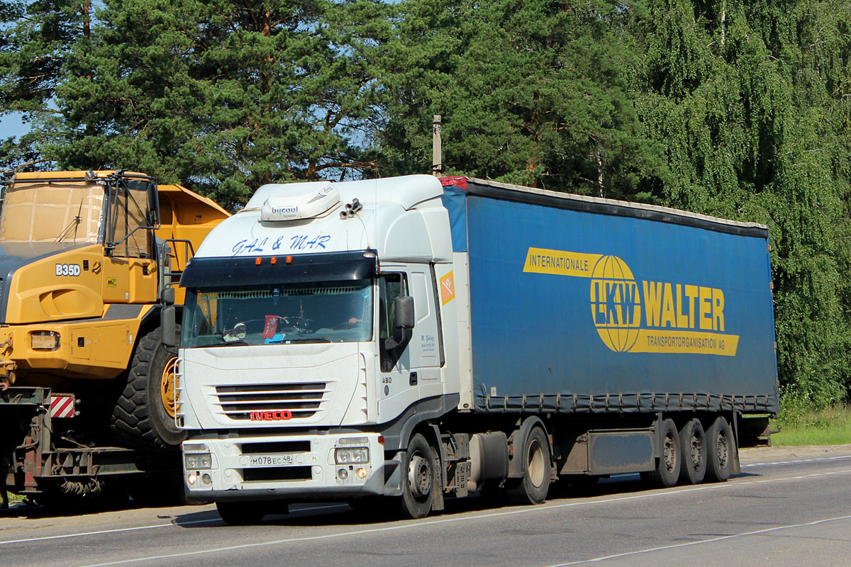 Липецкая область, № М 078 ЕС 48 — IVECO Stralis ('2002) 430