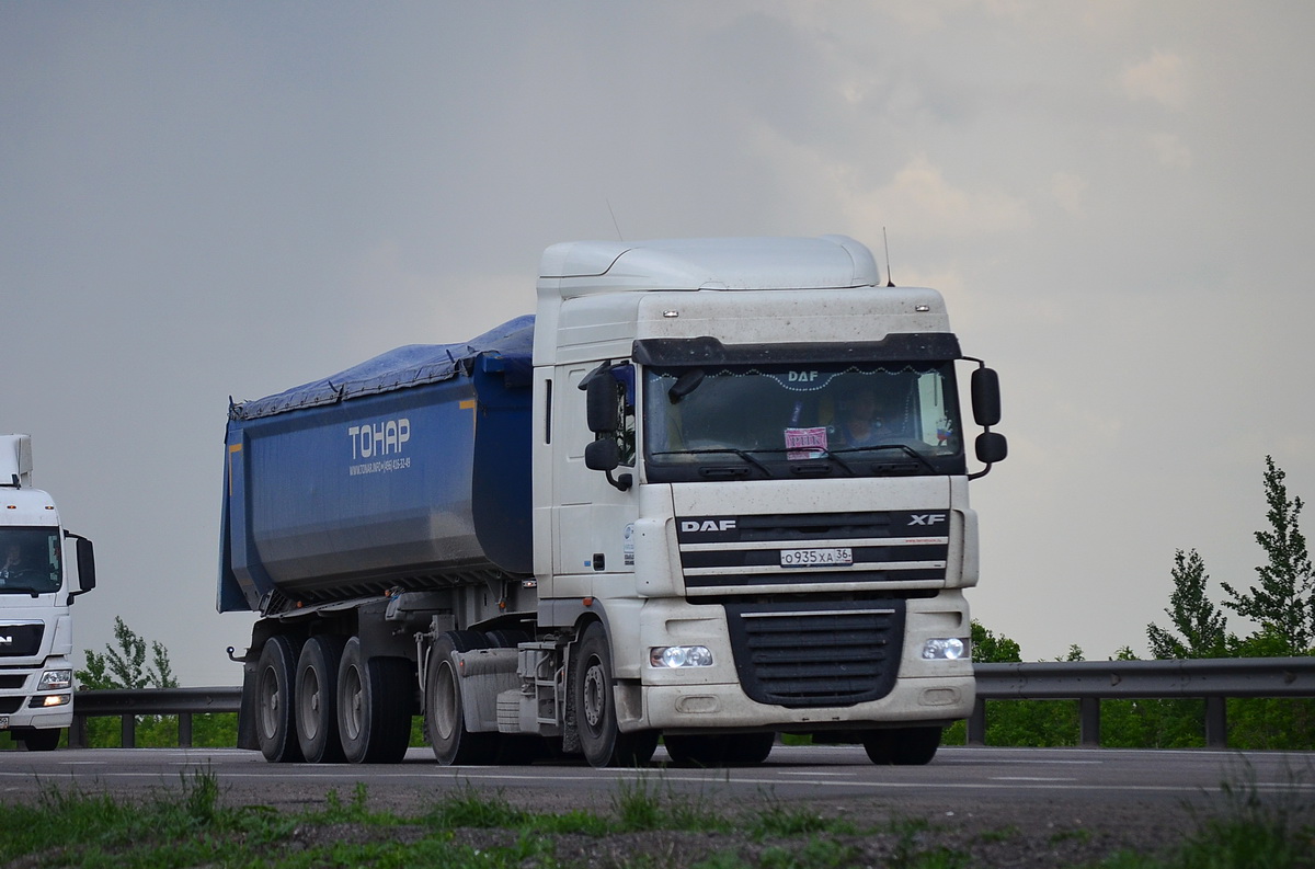 Воронежская область, № О 935 ХА 36 — DAF XF105 FT