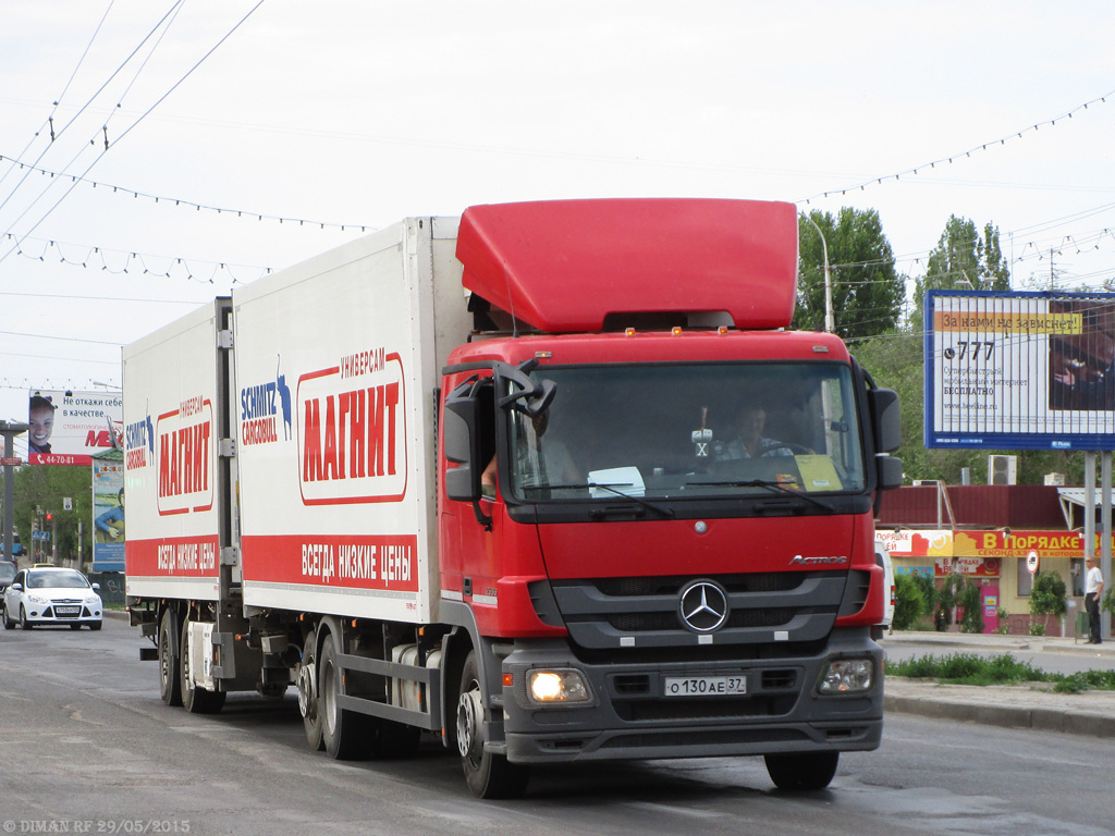 Волгоградская область, № О 130 АЕ 37 — Mercedes-Benz Actros ('2009) 2536