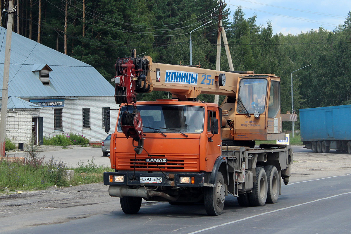 Рязанская область, № А 393 СВ 62 — КамАЗ-65115-62