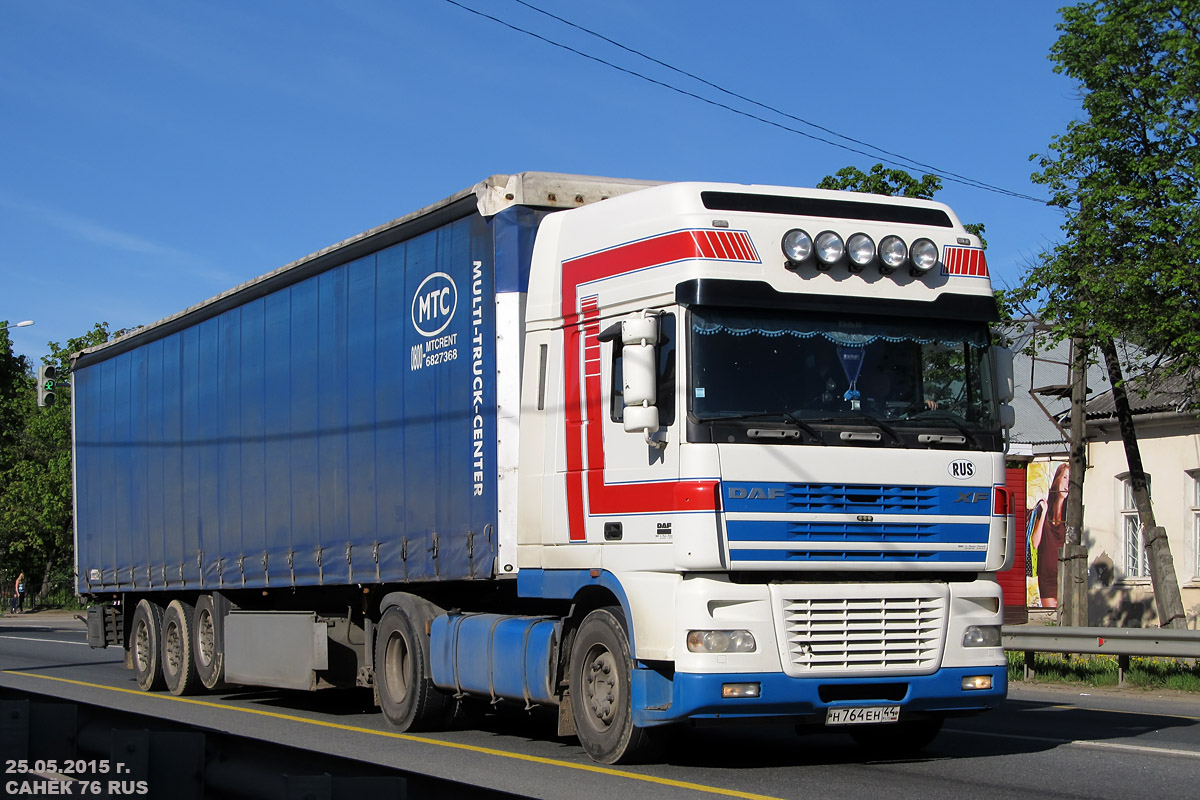 Костромская область, № Н 764 ЕН 44 — DAF XF95 FT