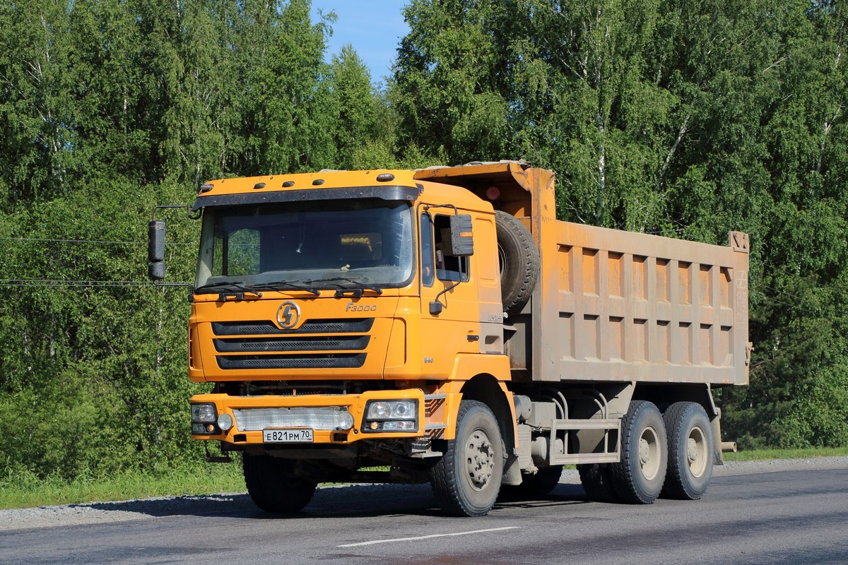 Томская область, № Е 821 РМ 70 — Shaanxi Shacman F3000 SX325x