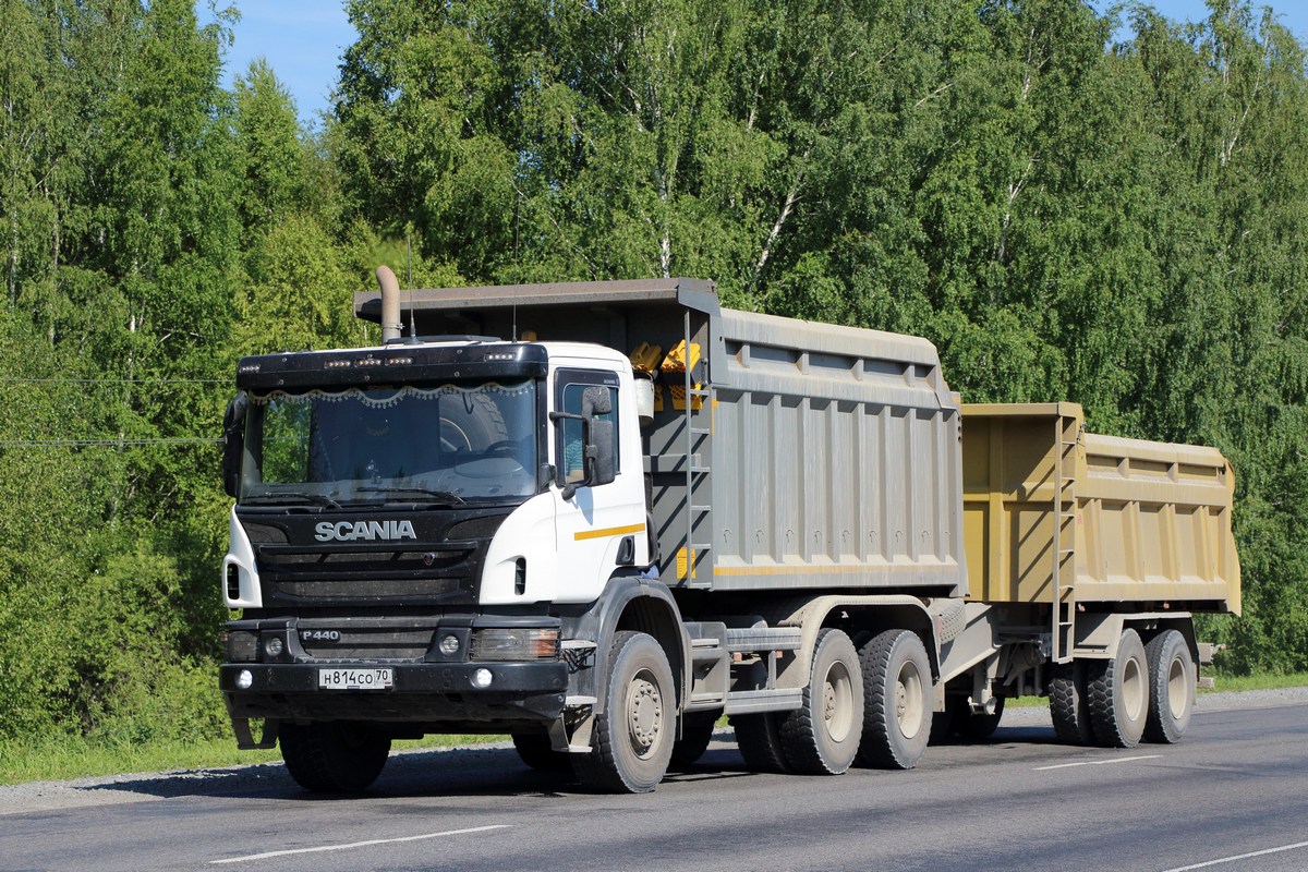 Томская область, № Н 814 СО 70 — Scania ('2011) P440