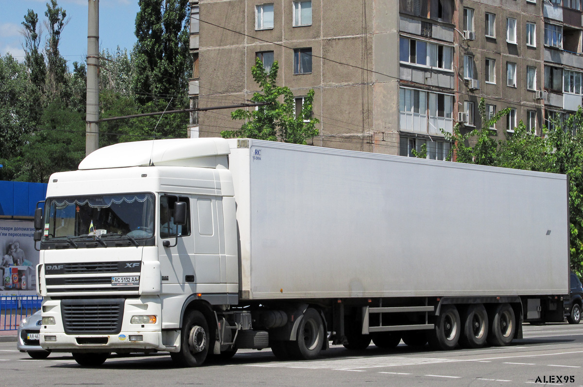 Волынская область, № АС 5132 АА — DAF XF95 FT