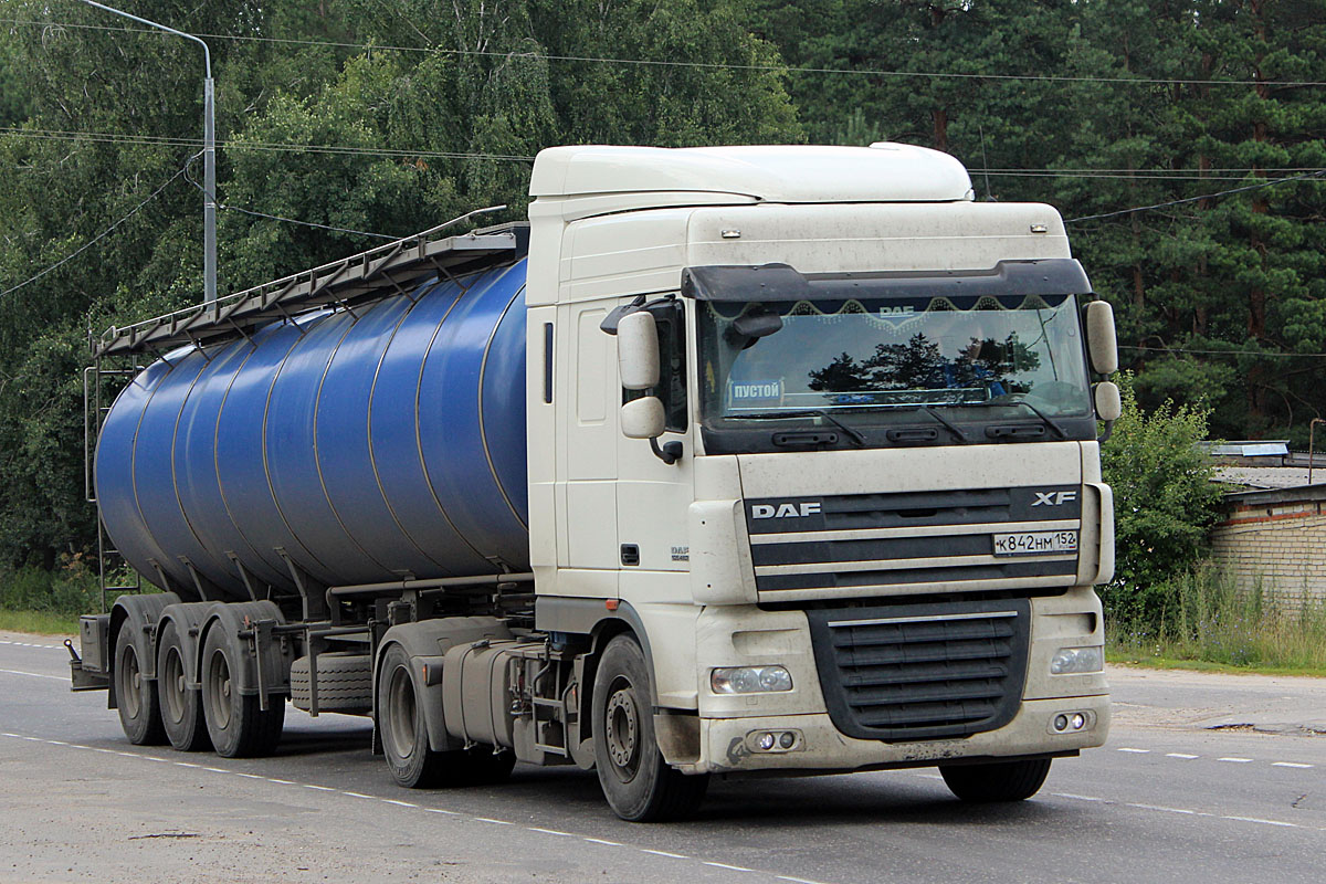 Нижегородская область, № К 842 НМ 152 — DAF XF105 FT