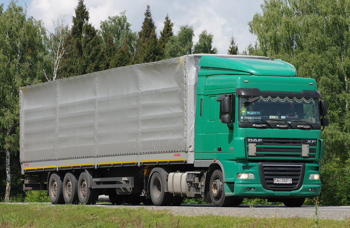 Брестская область, № АІ 7037-1 — DAF XF105 FT