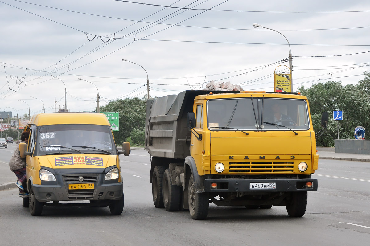 Омская область, № Е 469 ВМ 55 — КамАЗ-55111 [551110]