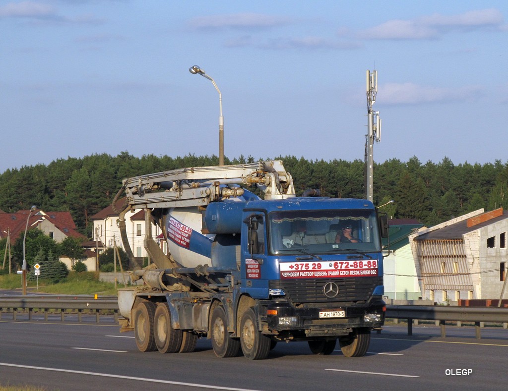 Минская область, № АН 1870-5 — Mercedes-Benz Actros ('1997)