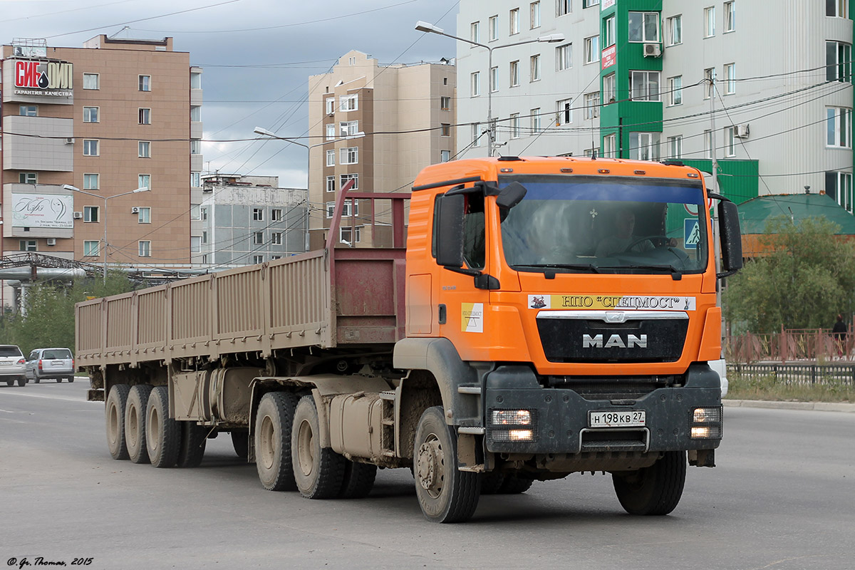 Хабаровский край, № Н 198 КВ 27 — MAN TGS ('2007) 33.430