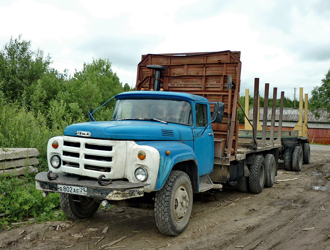 Архангельская область, № В 802 АЕ 29 — ЗИЛ-133ГЯ