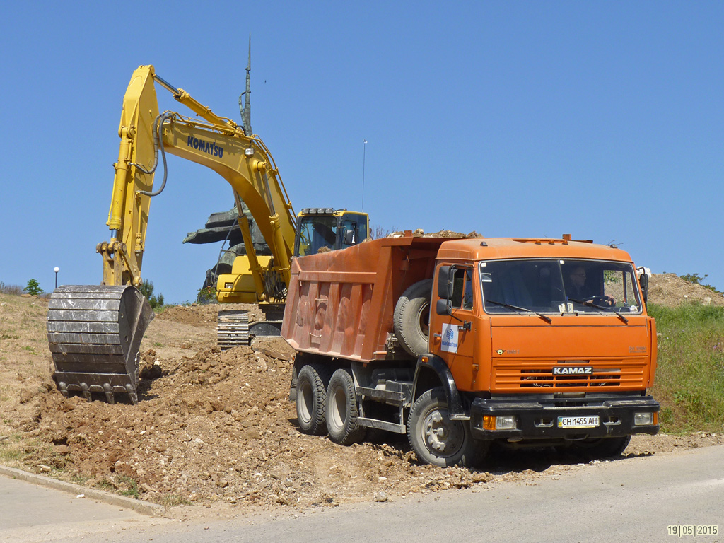 Севастополь, № СН 1455 АН — КамАЗ-65115 [651150]