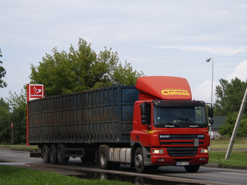 Литва, № GBR 339 — DAF CF75 FT