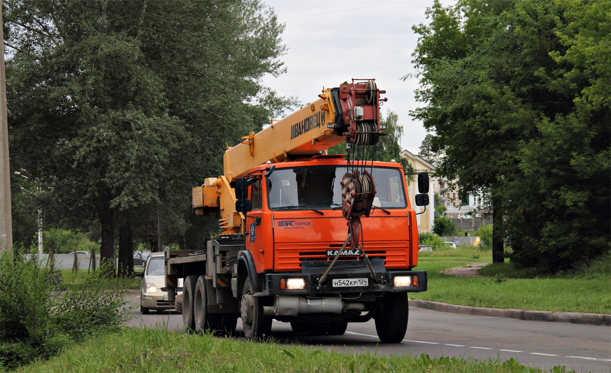 Красноярский край, № Н 542 КР 124 — КамАЗ-65115-62