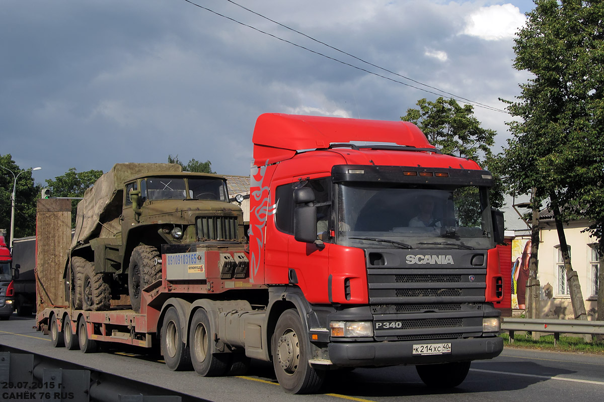 Калужская область, № К 214 ХС 40 — Scania ('1996) P340