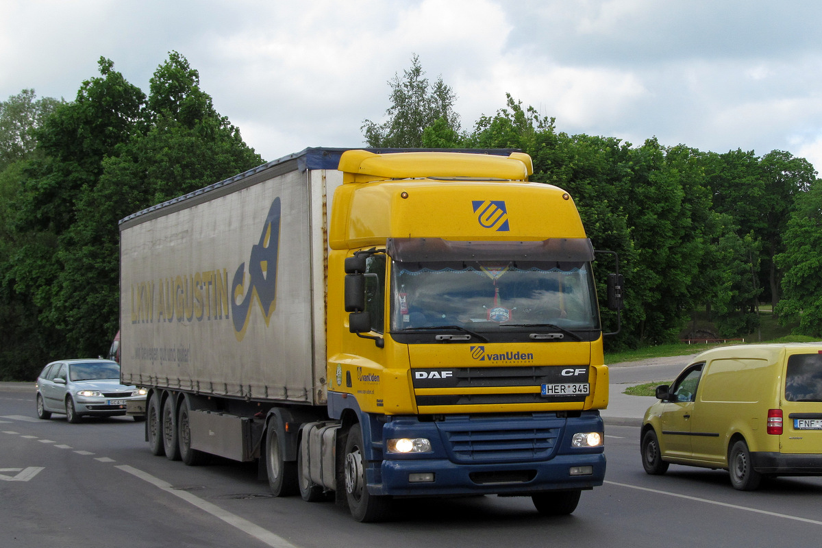 Литва, № HER 345 — DAF CF85 FTP