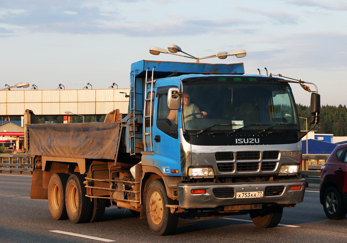 Москва, № Х 753 КА 77 — Isuzu Giga (общая модель)