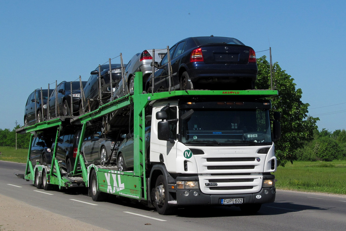 Литва, № FUP 602 — Scania ('2004) P380