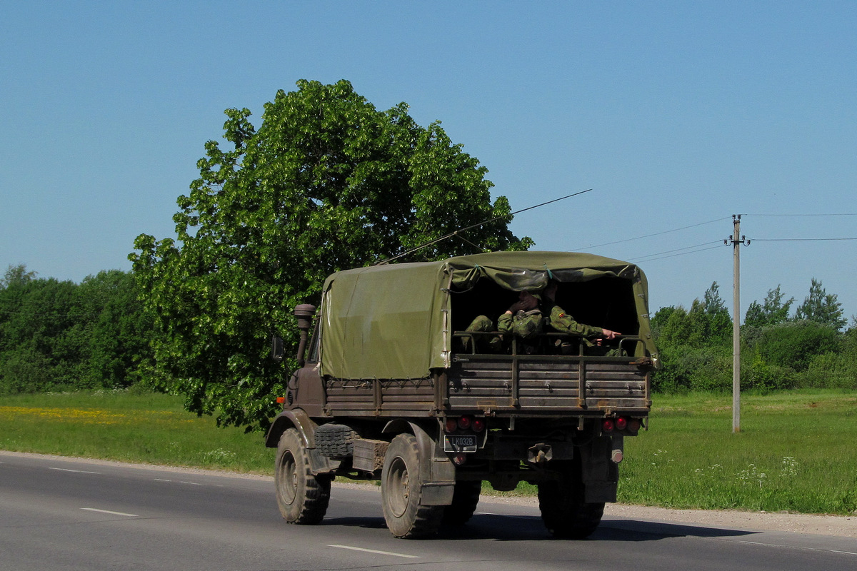 Литва, № LK 032 B — Mercedes-Benz Unimog (общ.м)