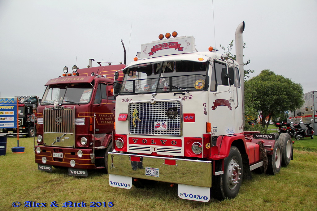 Финляндия, № 585-RDH — Volvo F88; Финляндия — Power Truck Show 2013