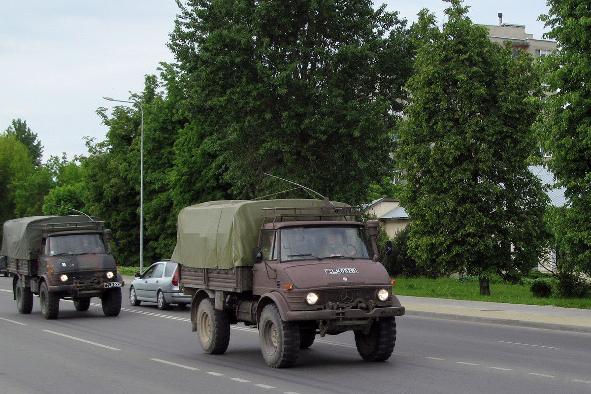 Литва, № LK 032 B — Mercedes-Benz Unimog (общ.м)